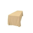thumbnail image 2 of LA Linen Polyester Poplin Rectangular Tablecloth 90 by 156-Inch, Khaki, 2 of 2