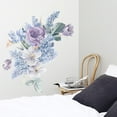 thumbnail image 6 of Gerich Floral Wall Decals Purple Flowers Self Adhesive Wall Stickers Wall Mural, 6 of 8