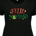 thumbnail image 4 of Inktastic Feliz Navidad Christmas Women's Plus Size T-Shirt, 4 of 5