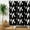 Black, variant on SUNOLIFE Halloween Ghost Shower Curtain Black Skull Waterproof Fabric Bathroom Curtain 72x72 in
