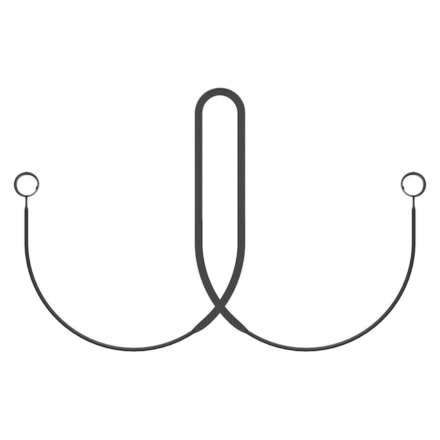 Cable de cuerda antipérdida con correa para el cuello para auriculares de silicona suave para JBL LIVE 300 TWS