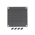 thumbnail image 1 of 3 Pcs Pantalla de Polvo para Ventilador de PC Negra Plástico a Prueba de Polvo Malla para Caja de Computadora 80x80mm con Tornillos, 1 of 4
