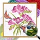 thumbnail image 1 of (2) Bordado No Impresión 9CT en Color Imitación Perla Con Cuentas Punto Cruz Tamaño Del Núcleo 27 * 27 Cm Hua Fei Die Wu Kit Serie Flores Con Bordado 2 Cuentas, 1 of 9