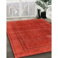 thumbnail image 2 of Ahgly Company Indoor Round Mid-Century Modern Red Oriental Area Rugs, 4' Round, 2 of 6