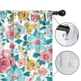 thumbnail image 4 of Blackout Kids Curtains,Pioneer Flower Floral Print Pattern Childrens Insulated Curtains Set Of 2,Bedroom Essentials,Toddler Room Decor 42"x54", 4 of 5