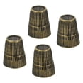 thumbnail image 1 of Dedales de costura de metal Uxcell, protector de dedo para dedal de costura, bronce 4 piezas, 1 of 6