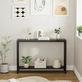 thumbnail image 2 of CazToi Narrow 2-Tier Console Table 42.9" Entryway Sofa Table with Storage for Living Room Hallway & Behind Couch, 2 of 10