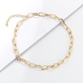 thumbnail image 3 of Collier Chaîne Simple - Collier Trombone Délicat Collier Court pour Femmes, 3 of 7