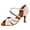 White, variant on KEGIRLOM Women's Adult Latin Dance Shoes 7.5cm Mid-Heel Soft Sole Spring/Summer Style Trendy Comfortable And For Dance Performances Black 6