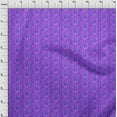 thumbnail image 4 of oneOone Cotton Poplin Purple Fabric Floral Quilting Supplies Print Sewing Fabric By The Yard 42 Inch Wide, 4 of 5