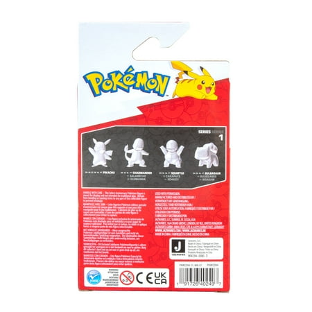 Jazwares - Pokemon Select Battle Figure - Silver Pikachu