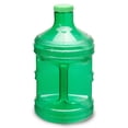 thumbnail image 2 of 1 Gallon BPA FREE Reusable Plastic Drinking Water Big Mouth Bottle Jug Container with Holder - Green, 2 of 3