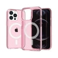 thumbnail image 2 of For iPhone 15 Sturdy Ultra [Magnetic Circle] Thick 3mm Transparent Hybrid - Pink, 2 of 2