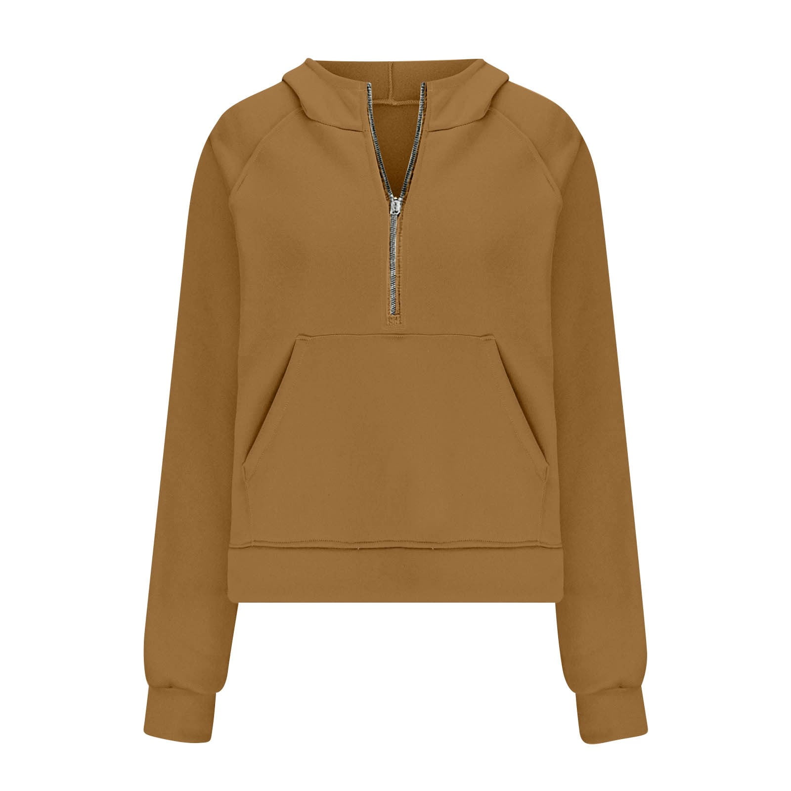 TOWED22 Womens Oversized Half Zip Sweatshirt Hoodie Quarter