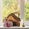 thumbnail image 6 of Easter Scene Wooden Decoration Wooden Nativity Set Wooden Manger Creche Nativity Scene, 6 of 6