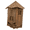 Brown, variant on JOINICE Large Wooden Bat House, Three Chamber Outdoor Shelter Box, Durable Hanging Design, Black
