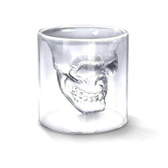 Crystal Skull Head Vodka Shot Wine Glasses Cup 75ml