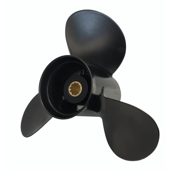 Boat Propeller 9.9x13 P for Mercury Outboard 25-30HP 10 Tooth 48-896900A40 / Outboard Propeller for Tohatsu Engine 3R0B645270 9 7/8x13
