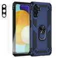 thumbnail image 1 of Aggxpf for Samsung Galaxy A54 5G Phone Case with Screen Protector & Camera Lens Protector, Rugged Phone Cover with Metal Ring Stand, Blue, 1 of 6