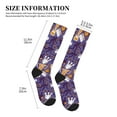 thumbnail image 4 of Sikiie Bowling Game 1 Pairs Compression Socks for Men and Women 15-20 mmHg Running Support Socks, 4 of 7