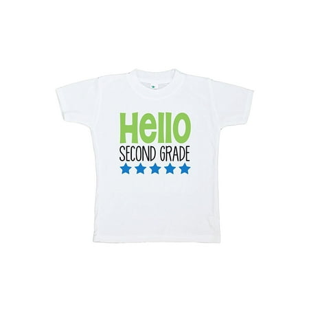 

Custom Party Shop Kids Hello 2nd Grade School T-shirt - Large / 14-16
