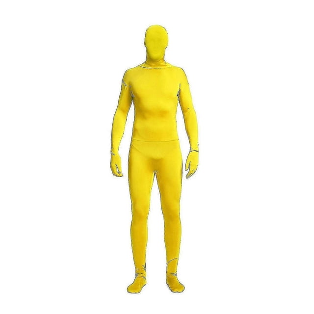 Disfraz de Morph ZHAOCHENG para adulto licra mono de piel 140 cm amarillo
