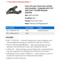 thumbnail image 2 of Front Left Lower Control Arm and Ball Joint Assembly - Compatible with 1997 - 2003 Ford F-150 RWD Naturally Aspirated 1998 1999 2000 2001 2002, 2 of 2