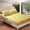 Yellow, variant on Erosebridal Donut Dessert Fitted Sheet Queen, Pink Fitted Sheet Set Queen, Cute Cake Room Decor 3-Piece（No Top Sheet）