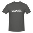 thumbnail image 5 of Von Dutch Cotton T-Shirt Deep Heather Small, 5 of 5
