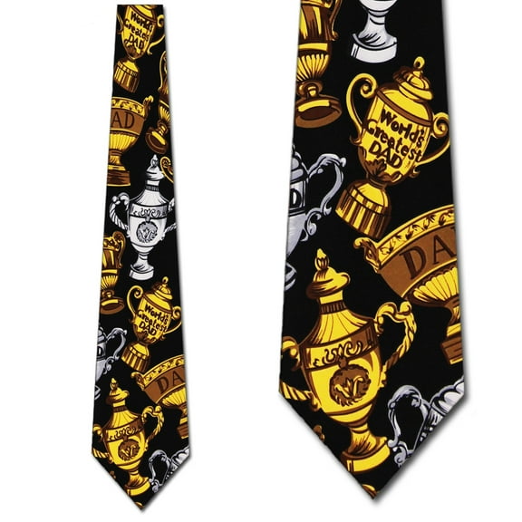 Worlds Greatest Dad Necktie Mens Tie