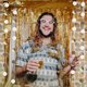 thumbnail image 1 of Golden Elegant Circle Paper Garland for Decorative Hanging Party Supplies, 1 of 2