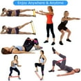 thumbnail image 3 of Bandes de Résistance Boucles d'Exercice - Bandes Flex d'Entraînement pour Physiothérapie Réadaptation Étirement Mise en Forme à Domicile et Plus, 3 of 6
