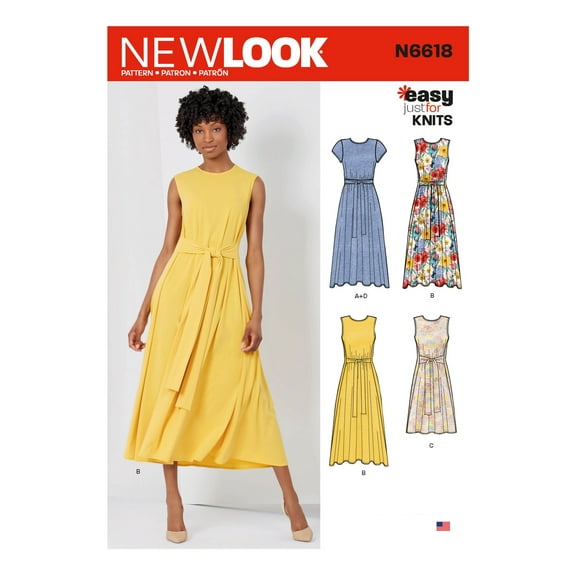 New Look Sewing Pattern 6618 Dresses