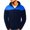 Blue, variant on Vedolay Men's Winter Coats Outwear Mens Overcoats Casual Thicken Coats Red,2XL