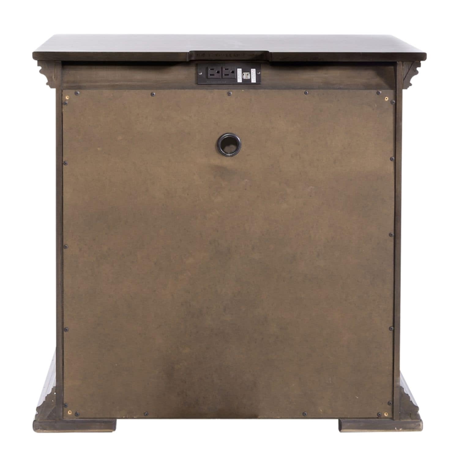 Big Valley Light Brown 2 Drawer Night Stand w/ Charging Station