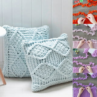 Giant Arm Knitting Chunky Yarn for Braided Knot Throw Blanket, Jumbo Chunky  Yarn Twist Tubular Yarn Soft Extra Thick Yarn, Fluffy Bulky Weave Craft  Crochet 0.55lb 