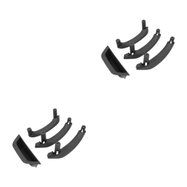 Scienceny 4 manijas convenientes para el interior con una amplia gama de manijas interiores de la puerta del coche resistentes a la intemperie negro 2piezas