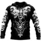 thumbnail image 3 of Sudadera con capucha con estampado de calavera para hombre, sudadera Unisex de moda 3D, ropa informal de gran tamaño, Hip Hop, invierno y otoño, nueva, 3 of 4