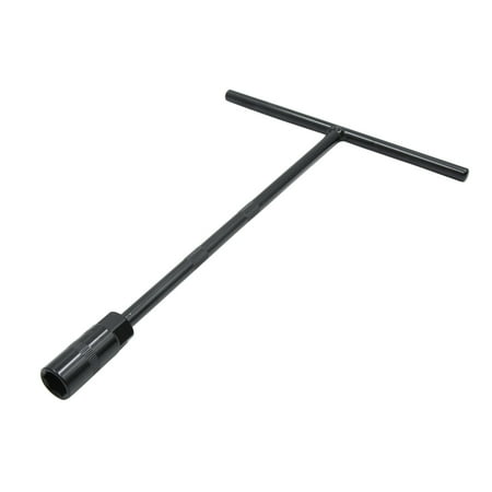 13mm Hex Socket T Shape Handle Wrench Spanner Repairing Tool Black for Auto Car