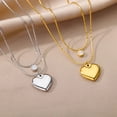 thumbnail image 4 of Collar de corazón de cristal rosa para mujer, collares de corazón de amor de acero inoxidable, cadena de boda estética, collar de regalo de joyería, 4 of 4