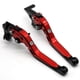 thumbnail image 4 of Compatible with MV Agusta Brutale 750/910/989R/1078 RR 2001-12 Motorcycle Accessories Adjustable Folding Extendable Brake Clutch Lever Black, 4 of 5