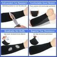 thumbnail image 4 of 3 Pairs Arm Protectors for Thin Skin and Bruising Cut Resistant Forearm Sleeve Level 5 Arm Burn Protection Sleeve, 4 of 7