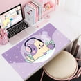 thumbnail image 4 of Kawaii Purple Space Cat Desk Mat Cute Anime Extended Mouse Pad Large XXL Gaming Desk Pad Long Mousepad Keyboard Pad Mouse Desktop Mat 31.5''''X15.7'''' Cute Desk Accessories for Girls Desk Décor, 4 of 6