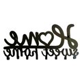 thumbnail image 2 of 8 Hook Racks Black Metal Key Holder Hooks Sweet Home Wall Hanger Decor, 2 of 6