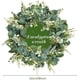 thumbnail image 2 of Guirnalda de eucalipto de 6,5 pies, guirnalda de hojas de eucalipto de dólar de plata Artificial, decoración de arco de fondo de mesa de fiesta de boda verde, 2 of 5