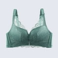 thumbnail image 1 of LOVZFMLL Bras for Women Woman's Solid Color Printing Large Size Ventilate Bra Without Steel Rim Green M, 1 of 9
