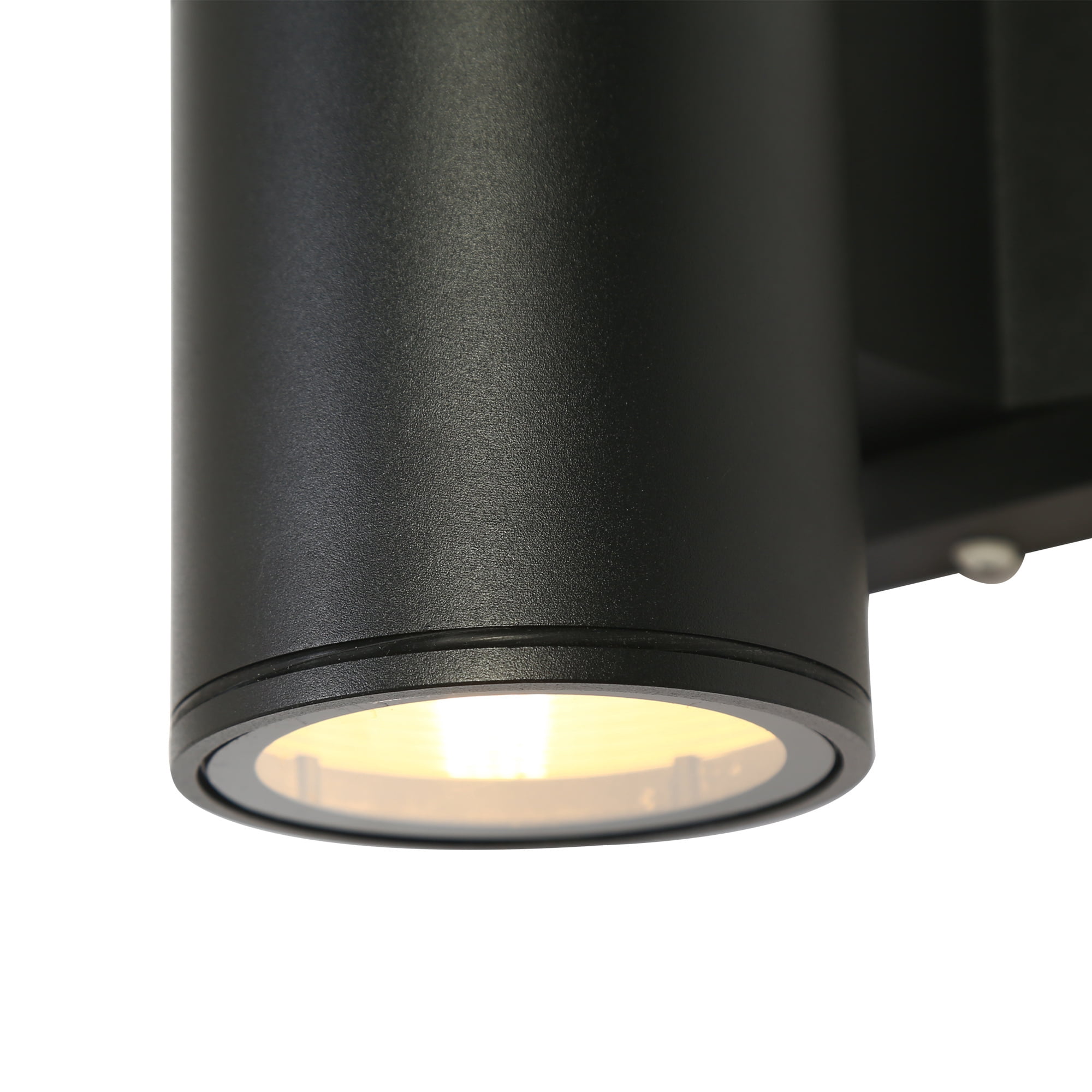 LED 6.5''H LED Outdoor Wall Light, Brushed Black Finish, for Indoor and Outdoor