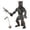 Brown, variant on Educational Model Kit Featuring Detailed Jungle Werewolf Figure for Building and Display
