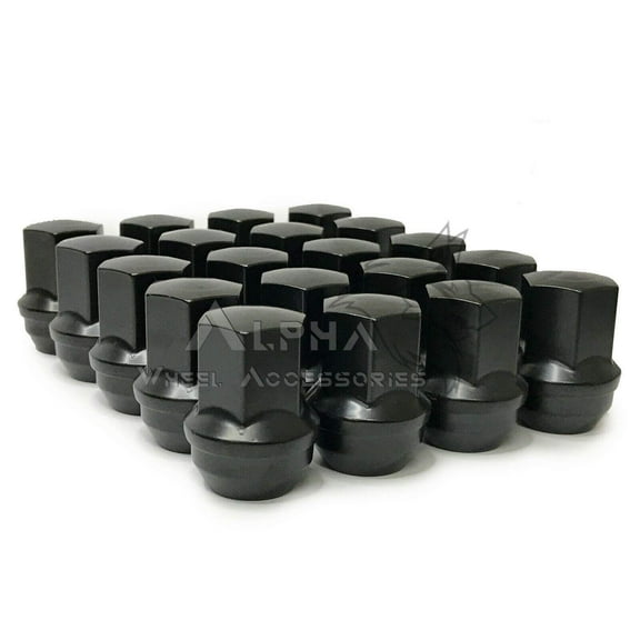 20 Black OEM Factory Style Lug Nuts M14x1.5 Fits 2011  Newer Dodge Durango