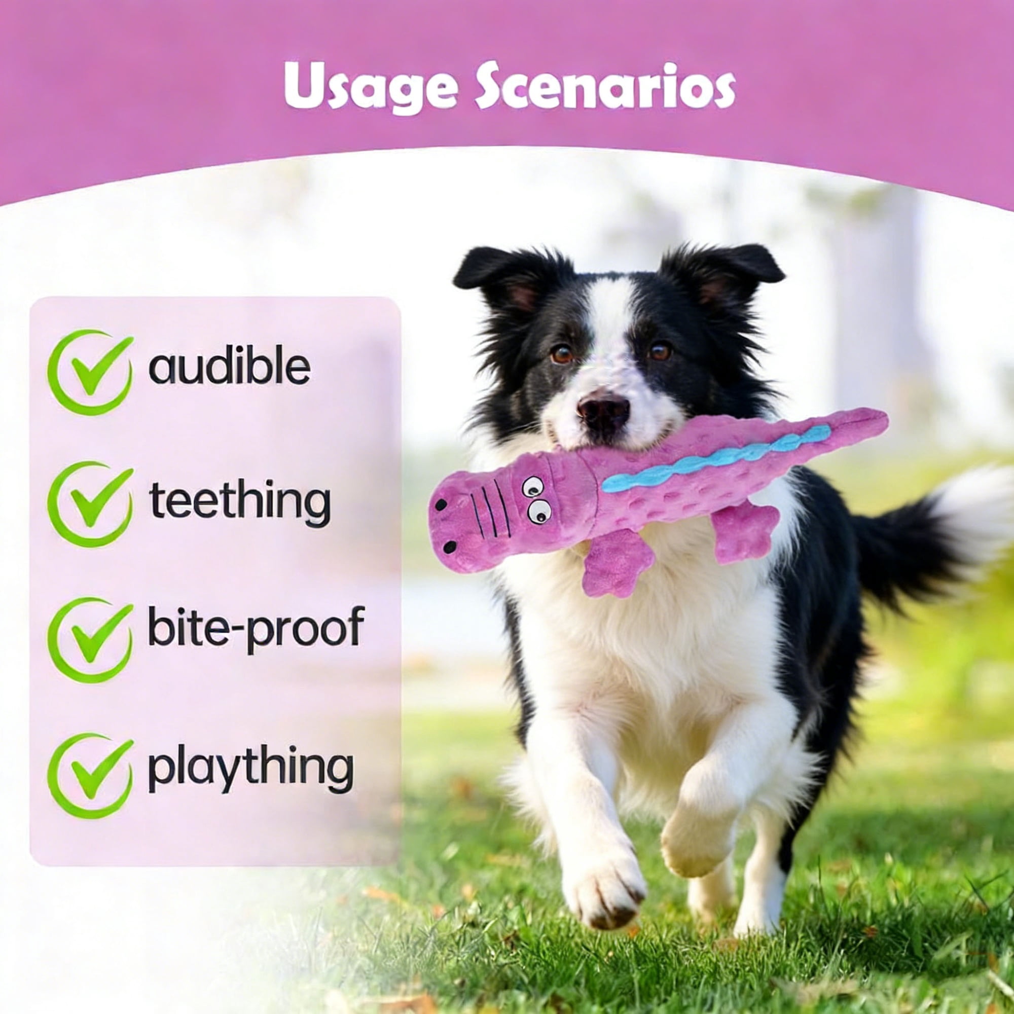 Dog toys,sturdy and durable crocodile dog toys,sturdy and durable crocodile dog toys,interactive boring dog toys,durable crocodile toys suitable for large and medium-sized puppies.